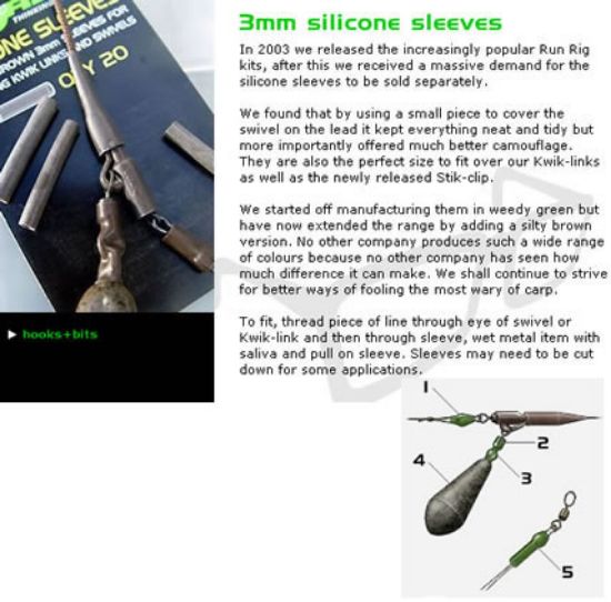 Picture of KORDA Silicone Sleeves GREEN