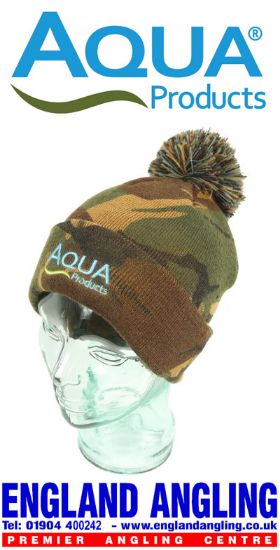 Picture of AQUA Camo Bobble Hat