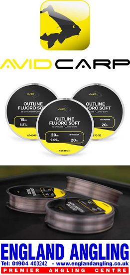 Picture of AVID Outline Fluoro Soft 20m Hooklink Material