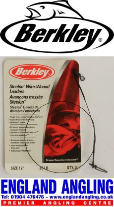 Picture of BERKLEY McMahon Steelon Wire-Wound Leader 12in