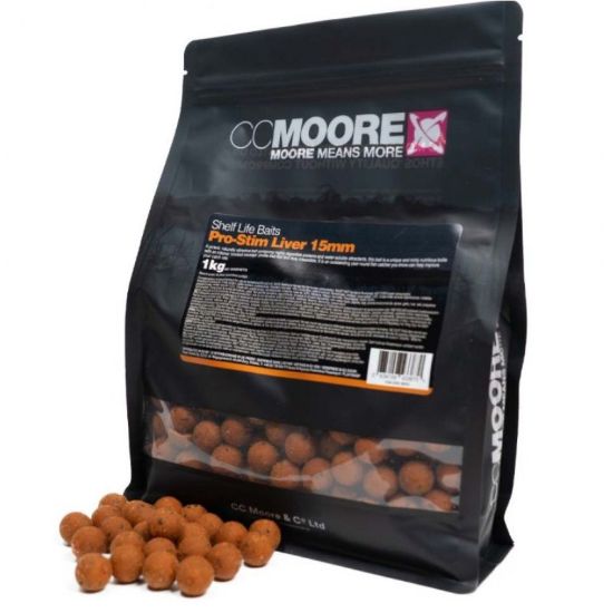 Picture of CC Moore Pro-Stim Liver Shelf Life Boilies 10mm 1kg