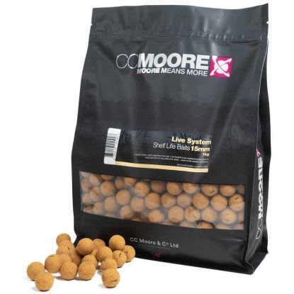 Picture of CC MOORE Live System Shelf Life Boilies 10mm 1kg