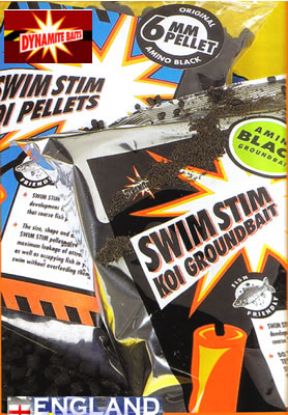 Picture of DYNAMITE BAITS Swimstim Groundbait (AMINO BLACK) 900g bag