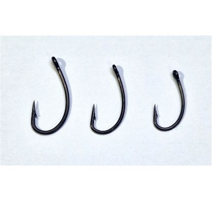 Picture of ENGLAND ANGLING Curve Shank Hooks Microbarbed (10 per pack)