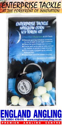 Picture of ENTERPRISE Tackle Neon NiteGlow Corn plus UV Torch