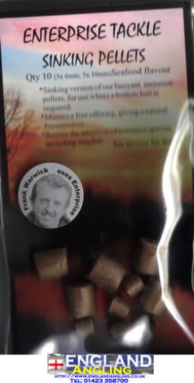 Picture of ENTERPRISE Sinking Pellets (5 x 6mm and 5 x 10mm) Seafood Flavour