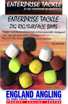 Picture of ENTERPRISE Tackle Zig Rig Surface Baits (10 per pack)
