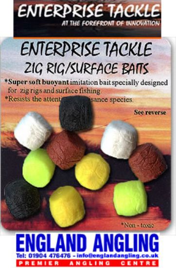 Picture of ENTERPRISE Tackle Zig Rig Surface Baits (10 per pack)