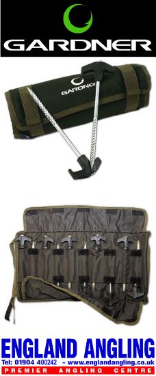 Picture of GARDNER Bivvy Pegs With Pouch (10 pegs, 8.5inch)
