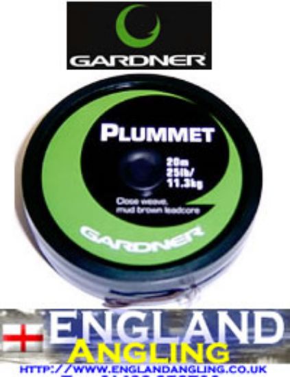 Picture of GARDNER Plummet Leadcore BROWN 20m spool