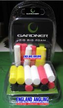Picture of GARDNER Zig Rig Foam (12 x 28mm pieces per pack) ZIG FOAM MIXED COLOURS Mixed