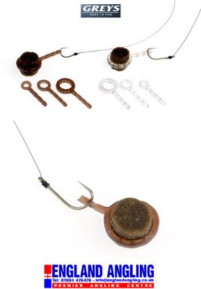 Picture of GREYS Prodigy Extenda Bait Bands Small  brown *SALE*