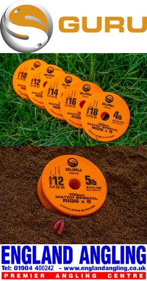 Picture of GURU Match Special Ready Made Rigs 1m (8 per pack)