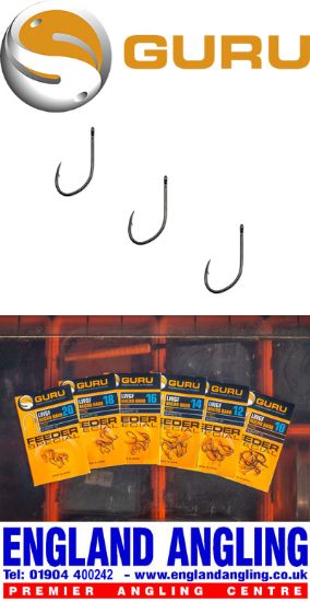 Picture of GURU LWG Feeder Special Eyed Hooks, MicroBarbed (10 per pack)