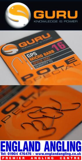 Picture of GURU Pole Special Hooks Micro Barbed, Spade End (10 per pack)