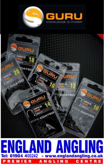 Picture of GURU Super XS Spade End Barbless Hooks (10 per pack)
