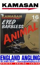 Picture of KAMASAN Animal Hooks Eyed Barbless (10 per pack) Size 12