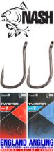 Picture of NASH PinPoint Chod Twister Hooks (10 per pack) Size 8 Micro Barbed
