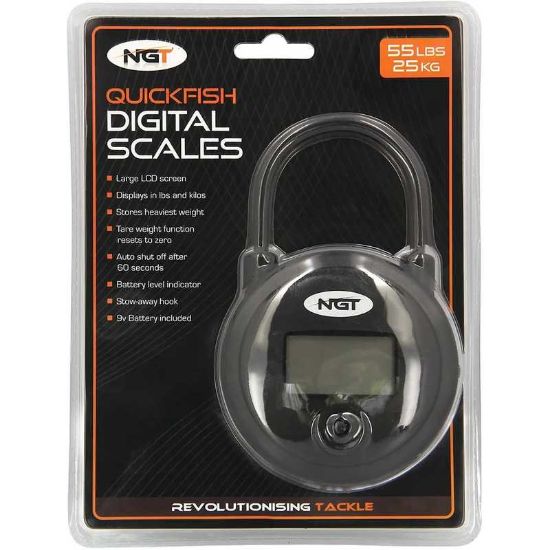 Picture of NGT Quickfish Scales Digital Round 55lb / 25kg Scales *SALE*
