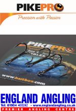 Picture of PIKEPRO Semi-Barbless Trebles Sz 4
