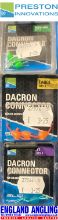 Picture of PRESTON Slip Dacron Connectors 2020 VERSION (3 PER PACK)  Medium  green