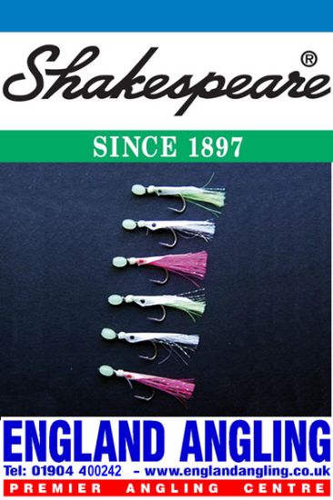 Picture of SHAKESPEARE Salt XT Strike Point Sabiki Rigs 30lbs Size 8 (6 per pack)