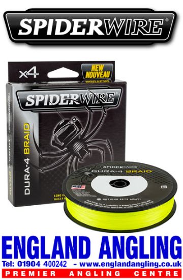 Picture of SPIDERWIRE Dura 4 Braid 300m YELLOW