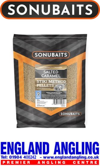 Picture of SONUBAITS Stiki Method Pellets SALTED CARAMEL 650g 2mm