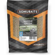 Picture of SONUBAITS Stiki Method Pellets Marine Green 650g 2mm
