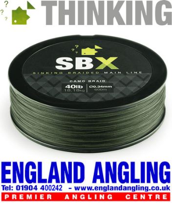 Picture of THINKING ANGLERS SBX Sinking Braided Mainline 40lbs 0.34mm