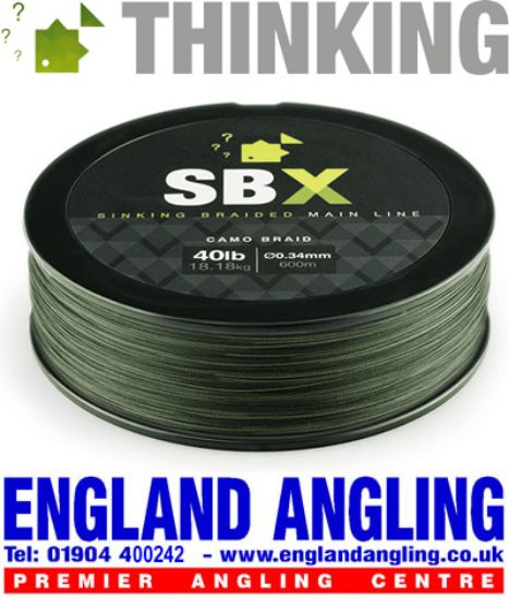 Picture of THINKING ANGLERS SBX Sinking Braided Mainline 40lbs 0.34mm