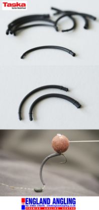 Picture of TASKA Baseline Tungsten Withy Curve Creator (6 per pack) Silty Black hooksize 10 to 7 *SALE*