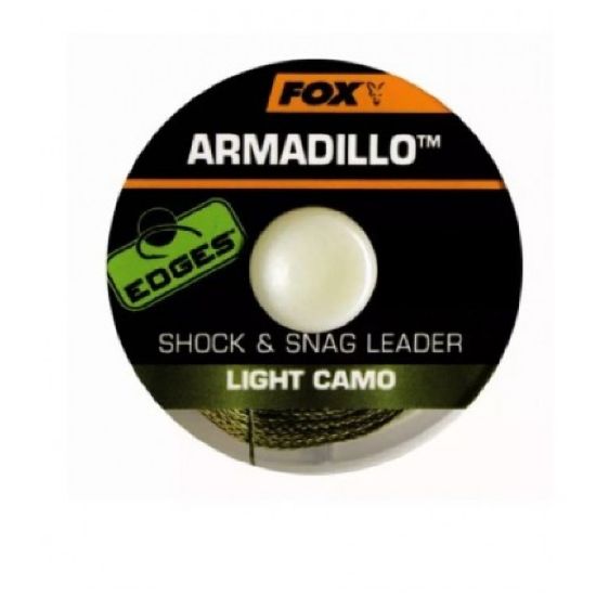 Picture of FOX Edges Armadillo Shock and Snag Leader 30lbs Light Camo 20m *SALE*