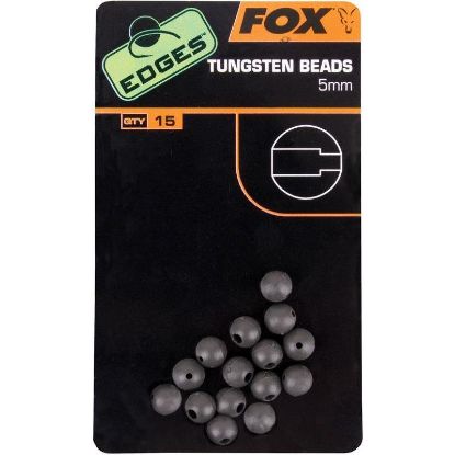 Picture of FOX Edges 5mm Tungsten Beads (15 per pack)