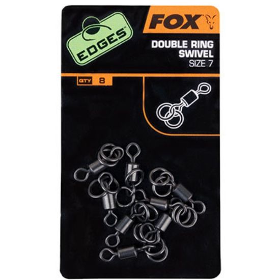 Picture of FOX Edges Double Ring Swivel size 7 (8 per pack)