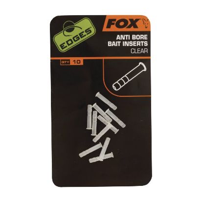 Picture of FOX Edges Anti bore bait insert clear (10 per pack)