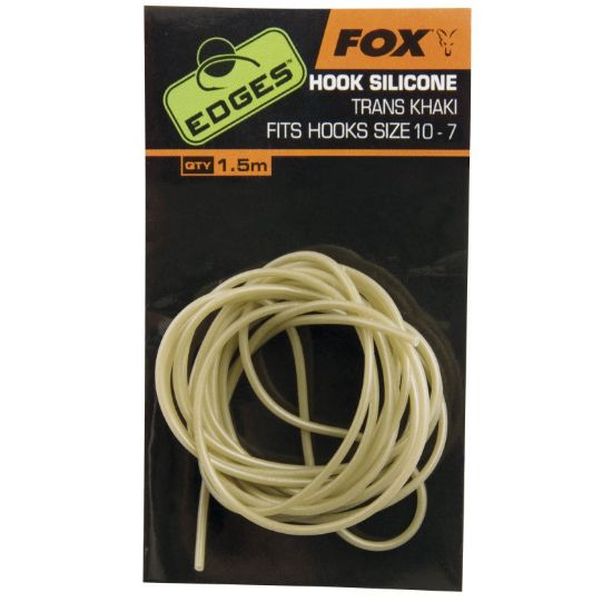 Picture of FOX Edges Hook Silicone trans khaki, 1.5m For hook sizes 10 to 7