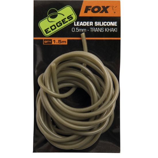 Picture of FOX Edges Leader silicone 0.5mm trans khaki (1.5m)