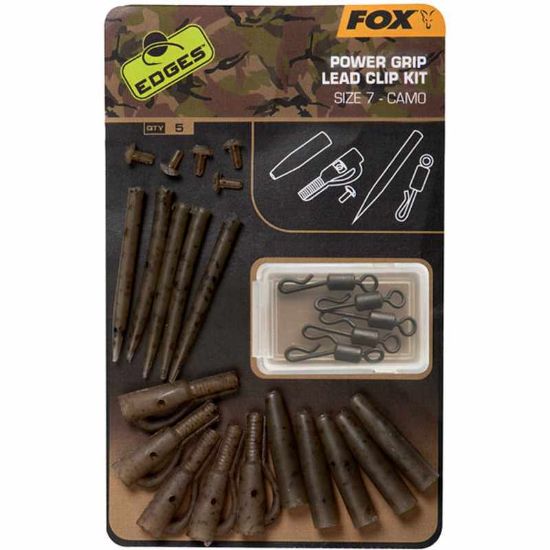 Picture of FOX Edges Camo Power Grip Lead Clip kit