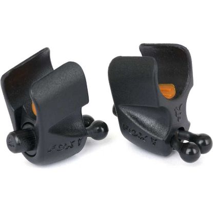 Picture of FOX Black Label Adjustable Rod Clip (2 per pack) Line Clip