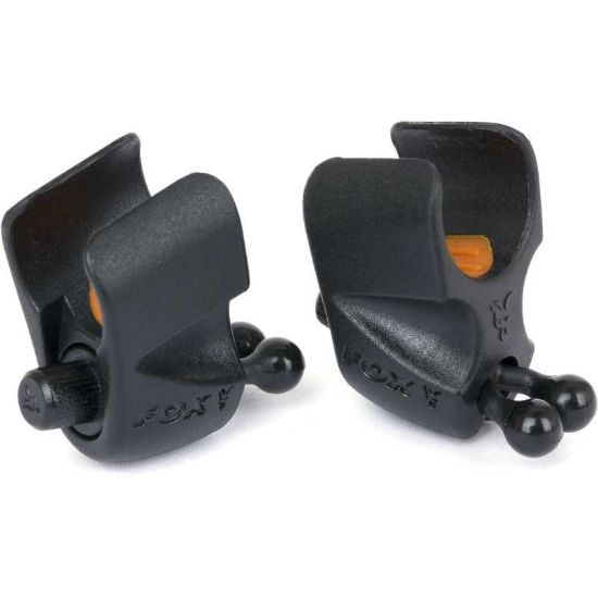 Picture of FOX Black Label Adjustable Rod Clip (2 per pack) Line Clip