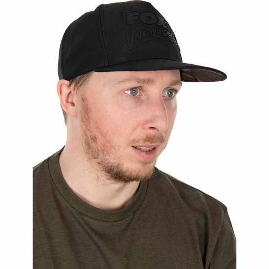 Picture of FOX Black/Camo Flat Peak Snapback Cap