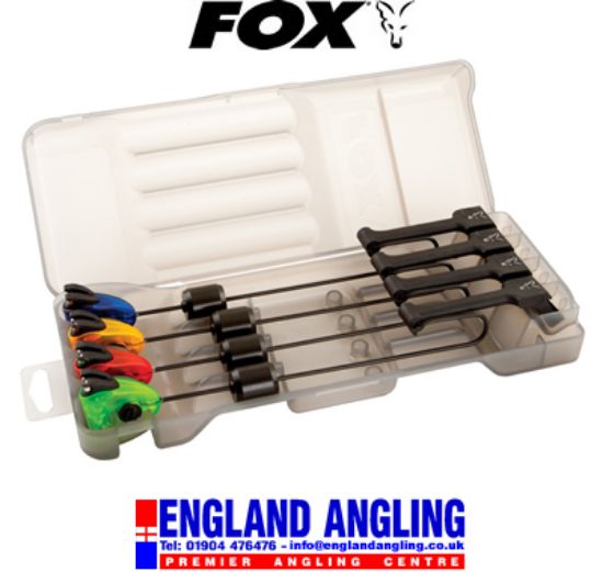 Picture of FOX MK3 Swinger Presentation Set - 4 ROD SET Red/Ora/Gre/Blu