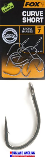 Picture of FOX Edges Armapoint Hooks - Curve Short Shank (10 per pack)