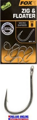 Picture of FOX Edges Armapoint Hooks - Zig & Floater (10 per pack)