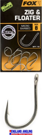 Picture of FOX Edges Armapoint Hooks - Zig & Floater (10 per pack)