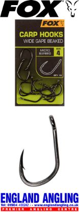 Picture of FOX Carp Hooks - Wide Gape Beaked (10 per pack)