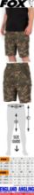 Picture of FOX Camo Cargo Shorts Small *SALE*