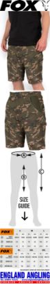 Picture of FOX Camo Cargo Shorts Small *SALE*