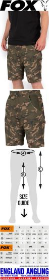 Picture of FOX Camo Cargo Shorts Small *SALE*